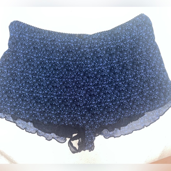 Apt. 9 Navy Floral Women's Two Piece Babydoll Sleepset Medium - Picture 4 of 4